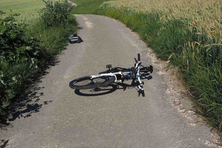 wypadek rowerowy
